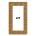 thumbnail image 1 of 5x11 Frame Black and Gold Distressed Solid Wood Sonoma Picture Frame | 1.625 Inch Moulding Width |, 1 of 8