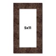 thumbnail image 1 of 5x11 IN Frame Brown Burl Real Wood Picture Frame Width 1.625 Inches | Interior Frame Depth 0.5, 1 of 8