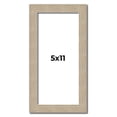 thumbnail image 1 of 5x11 IN Frame Grey Solid Wood Picture Frame Width 1 Inches | Interior Frame Depth 0.5 Inches |, 1 of 8