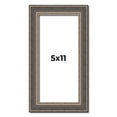 thumbnail image 1 of 5x11 IN Frame Silver Real Wood Picture Frame Width 1.25 Inches | Interior Frame Depth 0.5 Inches |, 1 of 8