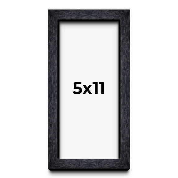 5x11 IN Shadow Box Frame Black | 1 Inches Deep Real Wood Farmhouse Shadowbox Display Frame | UV