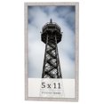 thumbnail image 1 of 5x11 In Frame White Real Wood Picture Frame Width 0.75 inches | Interior Frame Depth 0.5 inches |, 1 of 8