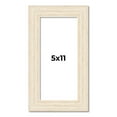 thumbnail image 1 of 5x11 In Frame White Real Wood Picture Frame Width 1.5 inches | Interior Frame Depth 0.5 inches |, 1 of 8