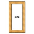 thumbnail image 1 of 5x12 Frame Gold Rustic Solid Wood Picture Frame | 1.25 Inch Wide Moulding | Rustique Gold, 1 of 8