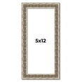 thumbnail image 1 of 5x12 Frame Silver Versailles Ornate Solid Wood Picture Frame | 1 Inch Moulding Width | Interior, 1 of 8