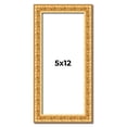 thumbnail image 1 of 5x12 In Frame Gold Real Wood Picture Frame Width 1 inches | Interior Frame Depth 0.5 inches |, 1 of 8