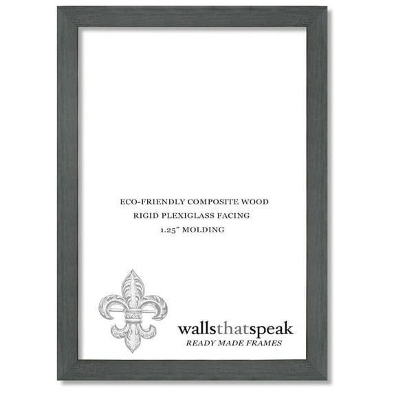 5x12 Slate Gray Picture Frame for Puzzles Posters Photos or Artwork
