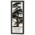 thumbnail image 1 of 5x13 Frame Black Bamboo Solid Wood Picture Frame Width 1.5 Inches | Interior Frame Depth 0.5 Inches, 1 of 8