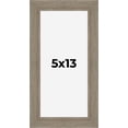 thumbnail image 1 of 5x13 Frame Gray Barnwood Rustic Solid Wood Picture Frame | 1.5 Inch Moulding Width | Includes UV, 1 of 8