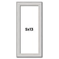 thumbnail image 1 of 5x13 Frame Silver Inner Slope Bevel Picture Frame | 1 Inch Moulding Width | 0.75 Inch Rabbet Depth, 1 of 8