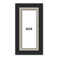 thumbnail image 1 of 5x13 IN Frame Black Real Wood Picture Frame Width 2.25 Inches | Interior Frame Depth 0.5 Inches |, 1 of 8
