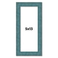 thumbnail image 1 of 5x13 IN Frame Blue Rustic Barnwood Solid Wood Picture Frame Width 1.25 Inches | Interior Depth 0.5, 1 of 8