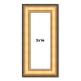 thumbnail image 1 of 5x14 Frame Gold Plein Aire Solid Wood Picture Frame Width 2 Inches | Interior Frame Depth 0.5, 1 of 8