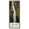 thumbnail image 1 of 5x14 Frame Silver Grey Distressed Solid Wood Picture Frame | 0.75 Inch Moulding Width | Interior, 1 of 8