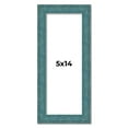 thumbnail image 1 of 5x14 IN Frame Blue Rustic Barnwood Solid Wood Picture Frame Width 1.25 Inches | Interior Depth 0.5, 1 of 8