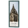 thumbnail image 1 of 5x14 IN Frame Blue Rustic Barnwood Solid Wood Picture Frame Width 1.25 Inches | Interior Depth 0.5, 1 of 8