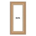 thumbnail image 1 of 5x14 IN Frame Charleston Honey Brown Solid Wood Picture Frame Width 1.75 Inches | Interior Depth, 1 of 8
