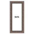 thumbnail image 1 of 5x14 IN Frame Silver Real Wood Picture Frame Width 1.25 Inches | Interior Frame Depth 0.5 Inches |, 1 of 8