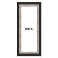 thumbnail image 1 of 5x14 IN Frame Silver Real Wood Picture Frame Width 1.25 Inches | Interior Frame Depth 0.75 Inches |, 1 of 8