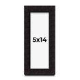 thumbnail image 1 of 5x14 Shadow Box Black Solid Wood Display Picture Frame | 1 Inch Rabbet Depth | | 1.375 Inch, 1 of 4