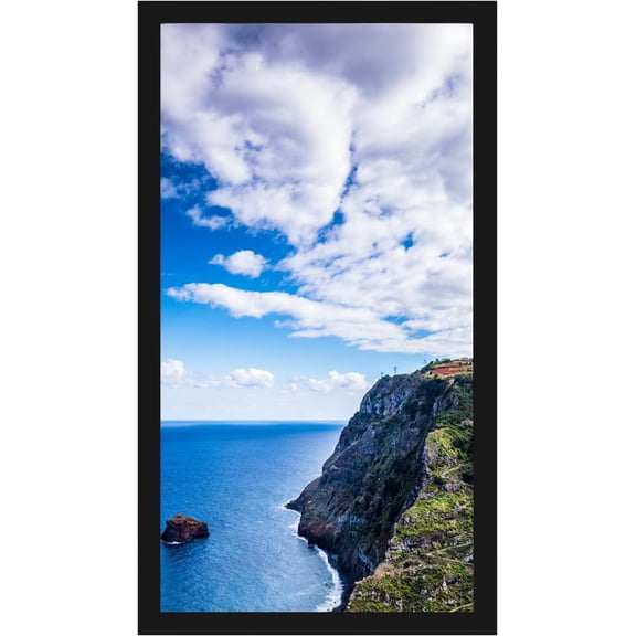 5x15 Black Picture Frame, Wall Mounting Horizontally or Vertically, Decoration for Photos, Paintings, Posters, Artwork