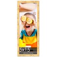 thumbnail image 1 of 5x15 Farmhouse Yellow Wood Panoramic Frame - UV Acrylic, Foam Board Backing & Hanging Hardware 16"x40", 1 of 9