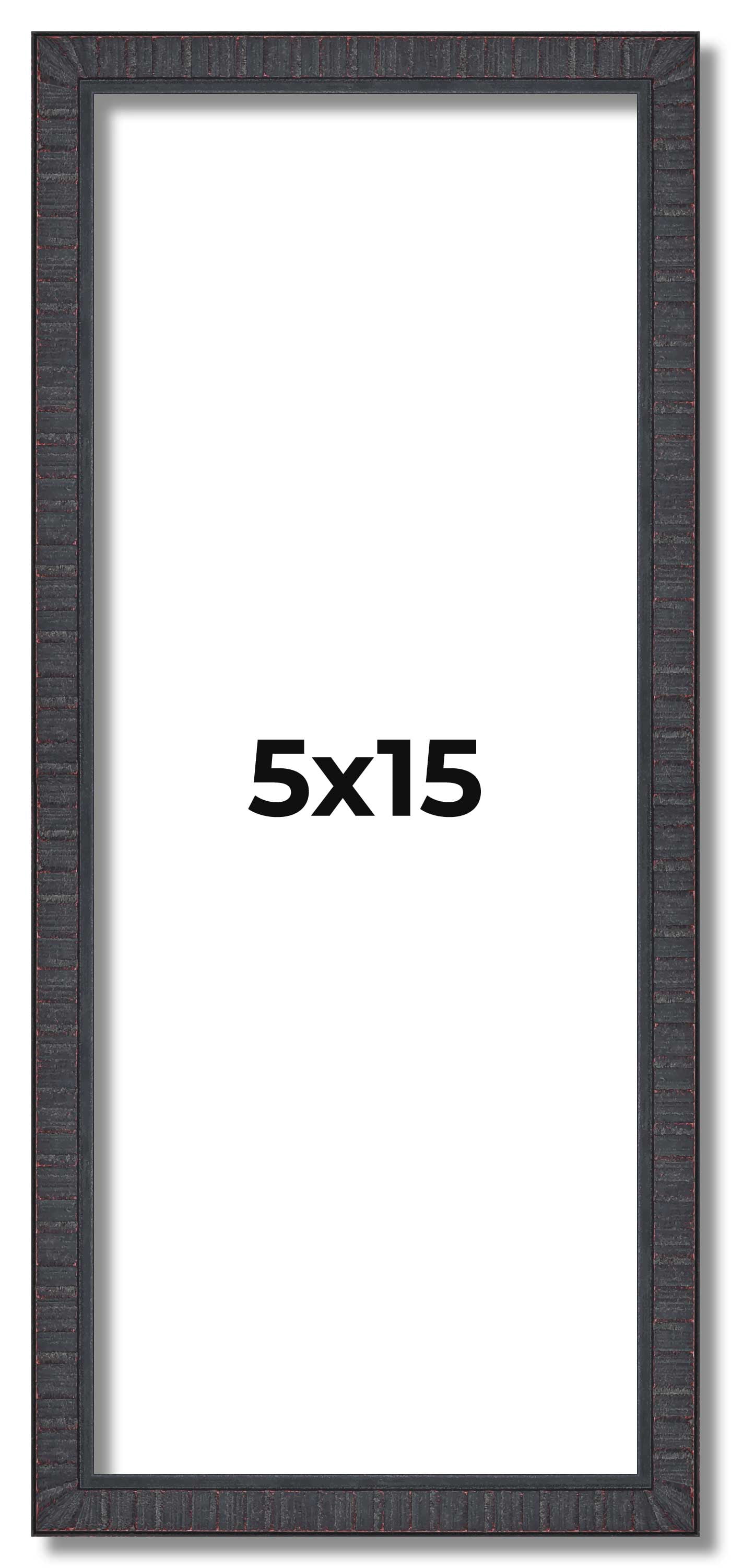 5x15 Frame Brown Picture Frame - Complete Modern Photo Frame Includes ...