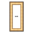 thumbnail image 1 of 5x15 Frame Gold Plein Aire Solid Wood Picture Frame Width 2 Inches | Interior Frame Depth 0.5, 1 of 8