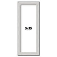thumbnail image 1 of 5x15 Frame Silver Inner Slope Bevel Picture Frame | 1 Inch Moulding Width | 0.75 Inch Rabbet Depth, 1 of 8