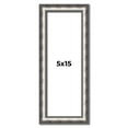 thumbnail image 1 of 5x15 Frame Silver Real Wood Picture Frame Width 1.125 Inches | Interior Frame Depth 0.5 Inches |, 1 of 8