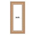 thumbnail image 1 of 5x15 IN Frame Charleston Honey Brown Solid Wood Picture Frame Width 1.75 Inches | Interior Depth, 1 of 8