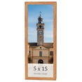 thumbnail image 1 of 5x15 In Frame Beige Real Wood Picture Frame Width 1.25 inches | Interior Frame Depth 0.5 inches |, 1 of 8