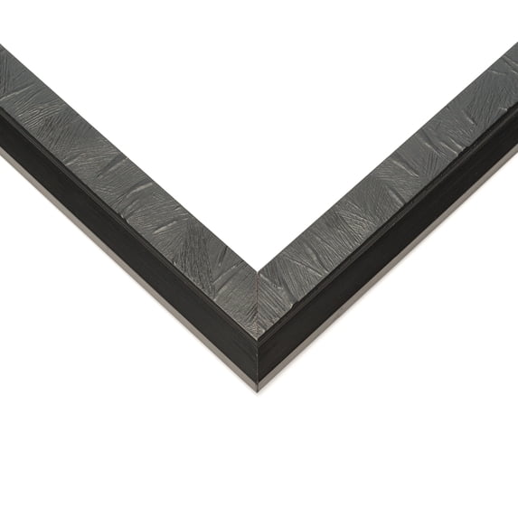 5x15 In Frame Black Real Wood Picture Frame Width 1.25 inches | Interior Frame Depth 0.25 inches |