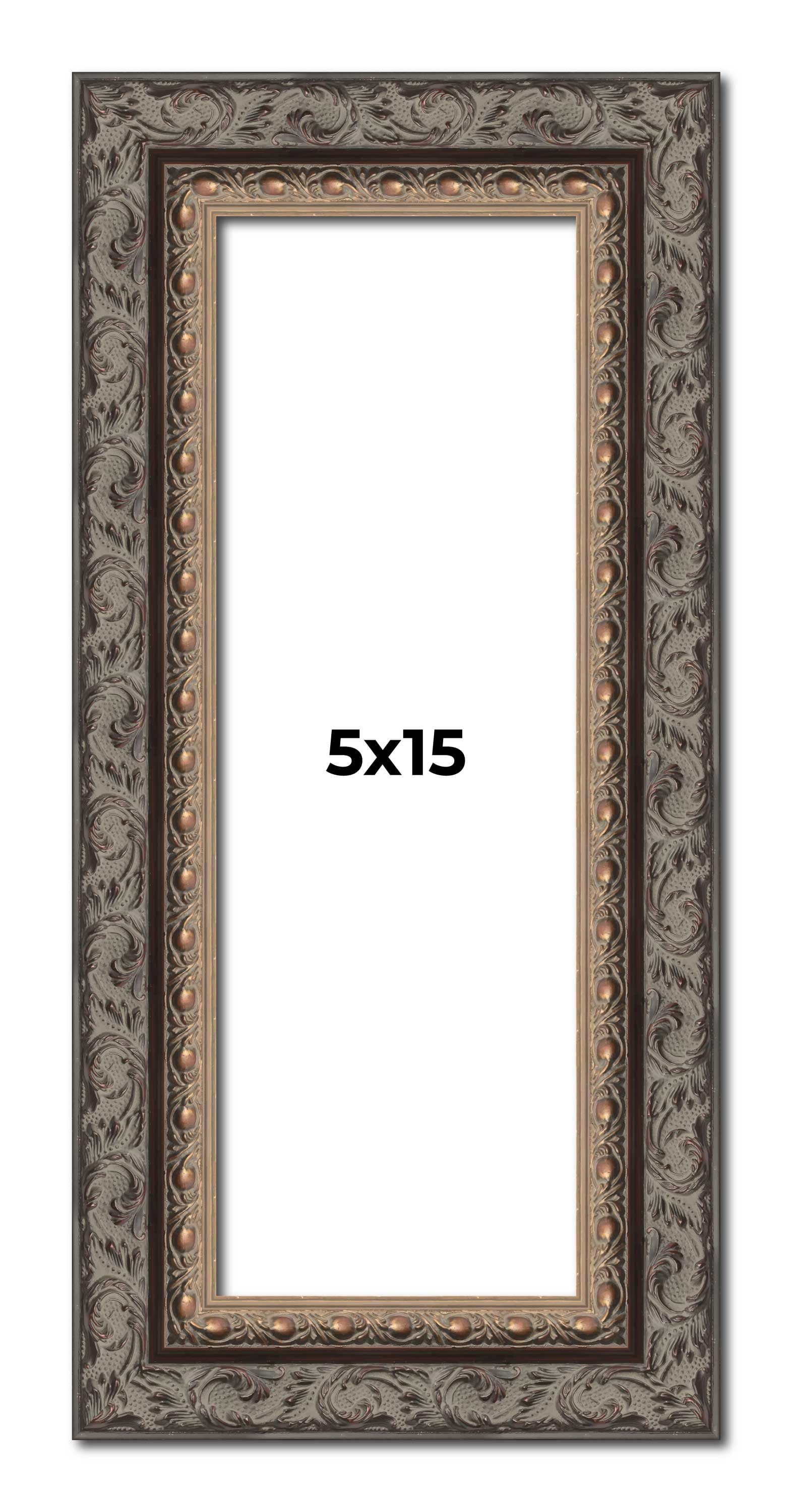 5x15 In Frame Black Real Wood Picture Frame Width 2 inches | Interior ...