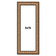 thumbnail image 1 of 5x15 In Frame Gold Real Wood Picture Frame Width 1.25 inches | Interior Frame Depth 0.5 inches |, 1 of 8