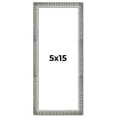 thumbnail image 1 of 5x15 In Frame Silver Picture Frame - Complete Modern Photo Frame Includes UV Acrylic Shatter Guard, 1 of 8