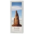 thumbnail image 1 of 5x15 In Frame White Real Wood Picture Frame Width 1.5 inches | Interior Frame Depth 0.5 inches |, 1 of 8