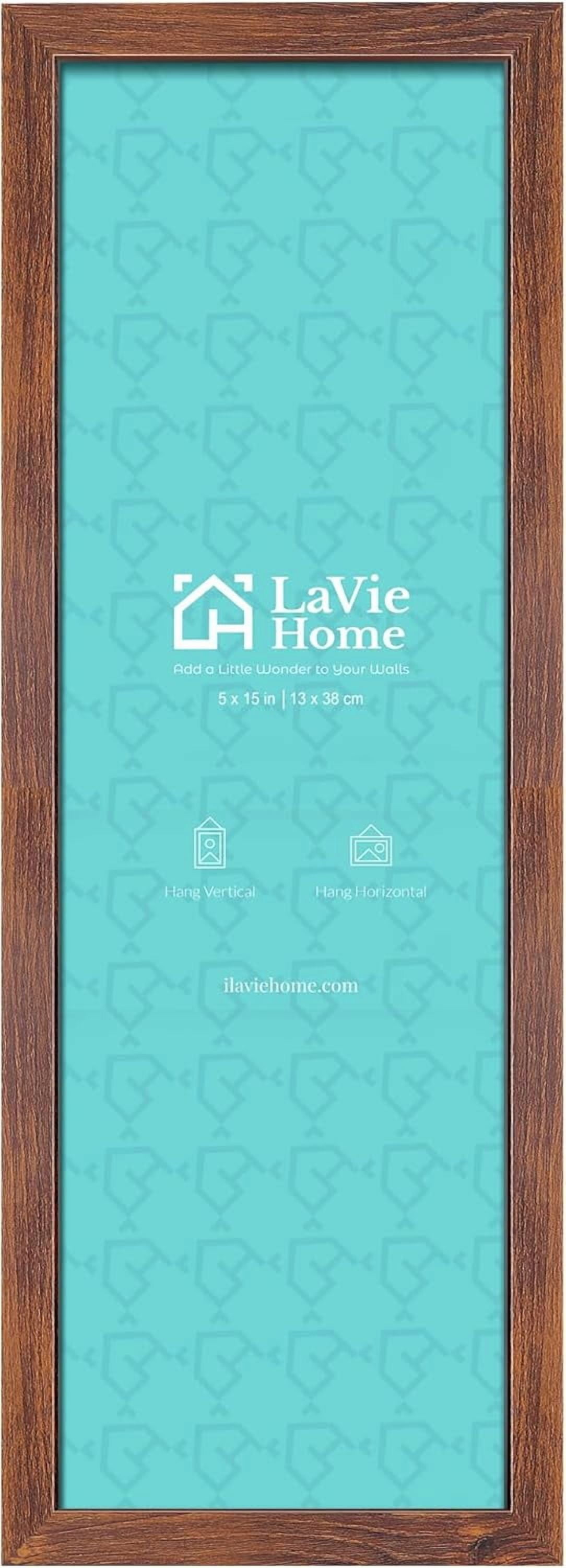 5x15 Picture Frame Brown Poster Frame, Stable and Sturdy Frame and ...