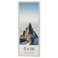 thumbnail image 1 of 5x16 Frame White Wheat Solid Wood Picture Frame | Moulding Width 0.75 Inches | Interior Depth 0.5, 1 of 8