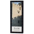thumbnail image 1 of 5x16 IN Frame Black Passaggi Solid Wood Picture Frame Width 1.5 Inches | Interior Depth 0.5 Inches, 1 of 8