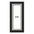 thumbnail image 1 of 5x16 IN Frame Black Real Wood Picture Frame Width 2.25 Inches | Interior Frame Depth 0.5 Inches |, 1 of 8