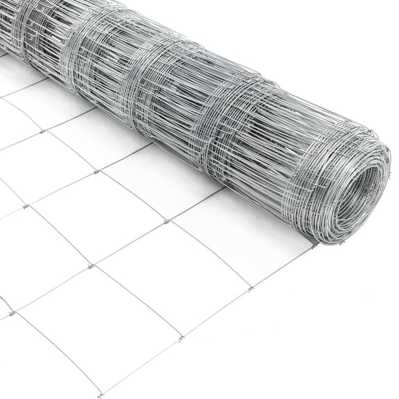 5x164ft Galvanized Farm Fence - Heavy Duty Advanced Weave Design for Long-Lasting Livestock Protection