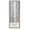 thumbnail image 1 of 5x17 IN Frame Grey Solid Wood Picture Frame Width 1 Inches | Interior Frame Depth 0.5 Inches |, 1 of 8