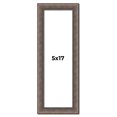 thumbnail image 1 of 5x17 IN Frame Silver Real Wood Picture Frame Width 1.25 Inches | Interior Frame Depth 0.5 Inches |, 1 of 8