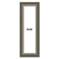 thumbnail image 1 of 5x20 Frame Brown Solid Wood Picture Frame | 1.75 Inch Moulding Width | Austin Frame Complete with, 1 of 8