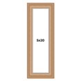 thumbnail image 1 of 5x20 IN Frame Charleston Honey Brown Solid Wood Picture Frame Width 1.75 Inches | Interior Depth, 1 of 8