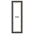 thumbnail image 1 of 5x20 IN Frame Silver Real Wood Picture Frame Width 1.25 Inches | Interior Frame Depth 0.75 Inches |, 1 of 8
