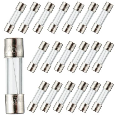 Bussmann AGC 4A Glass Fuses 5-Pack - 3AG 4A 250V Fast Blow 6x30mm