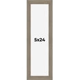 thumbnail image 1 of 5x24 Frame Gray Barnwood Rustic Solid Wood Picture Frame | 1.5 Inch Moulding Width | Includes UV, 1 of 8