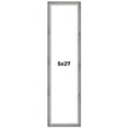 thumbnail image 1 of 5x27 In Frame Silver Picture Frame - Complete Modern Photo Frame Includes UV Acrylic Shatter Guard, 1 of 8